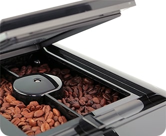Sélection automatique des grains de café sur la Melitta Barista TS Smart