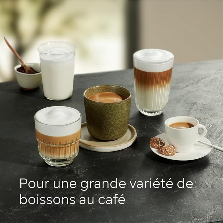 Différentes préparations de café avec la Siemens EQ.300