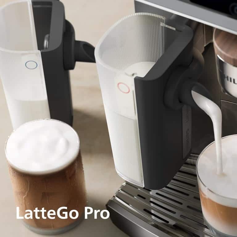 Système LatteGo Pro de la Philips Café Aromis Série 8000