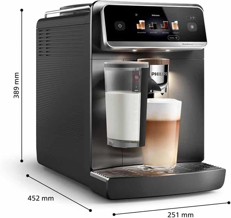 Dimensions de la Philips Café Aromis Série 8000